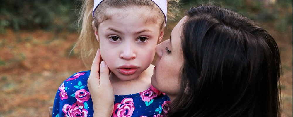 Cara O'Neill with daughter Eliza