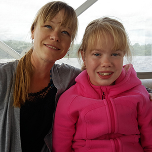 Charlotte Quesnel, living with Sanfilippo Syndrome