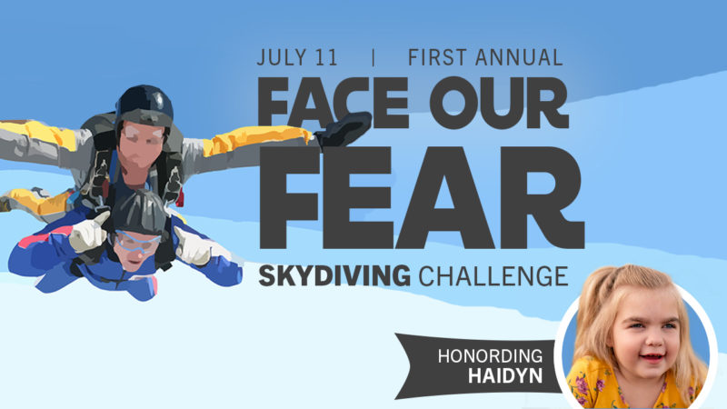Facing Our Fears Skydiving Challenge - in honor of Haidyn Fowler