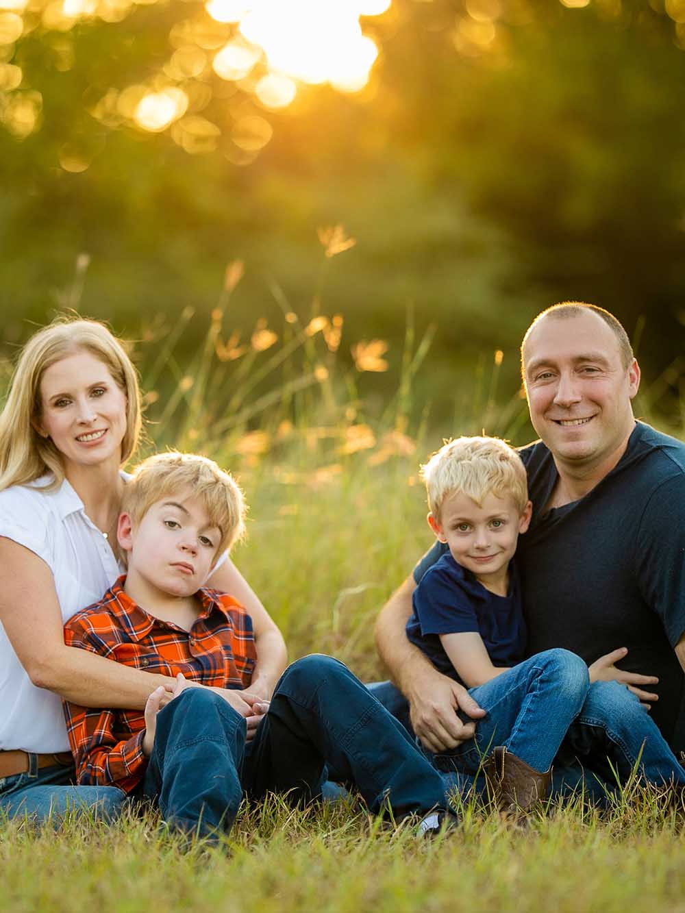 FamilyFriday-Declan-1-Web Solomon Pearson and his family, living with Sanfilippo Syndrome